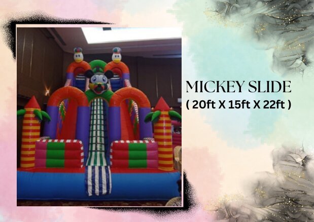 Mickey Slide bouncy amusement