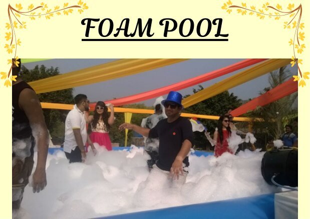 Foam Pool bouncy amusement
