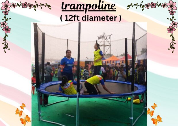 Trampoline bouncy amusement