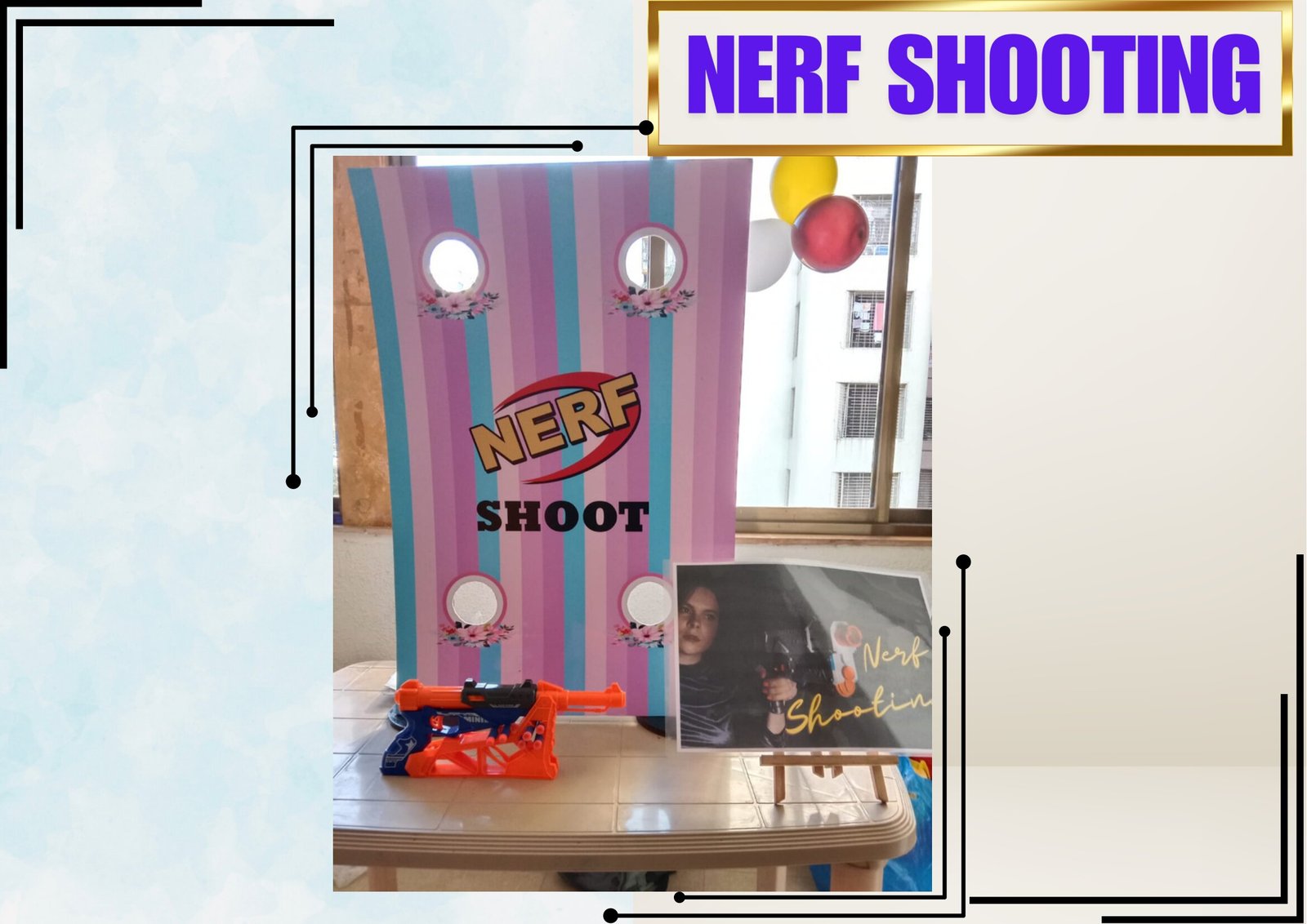 Nerf Shooting kids game