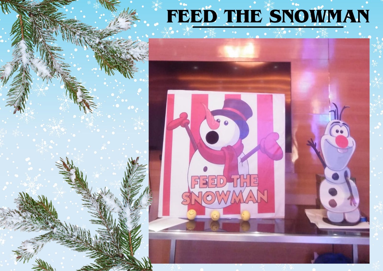 Feed The Snowman kids game