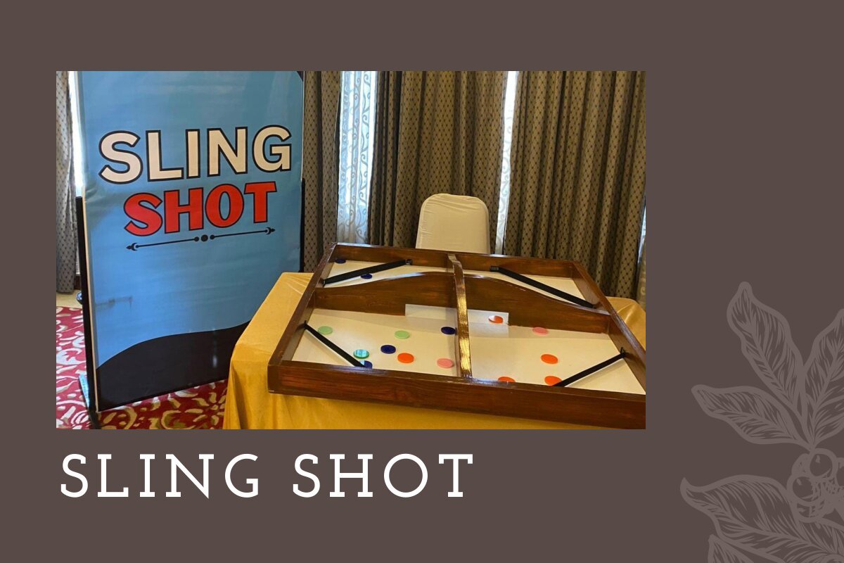 Sling Shot wooden board game