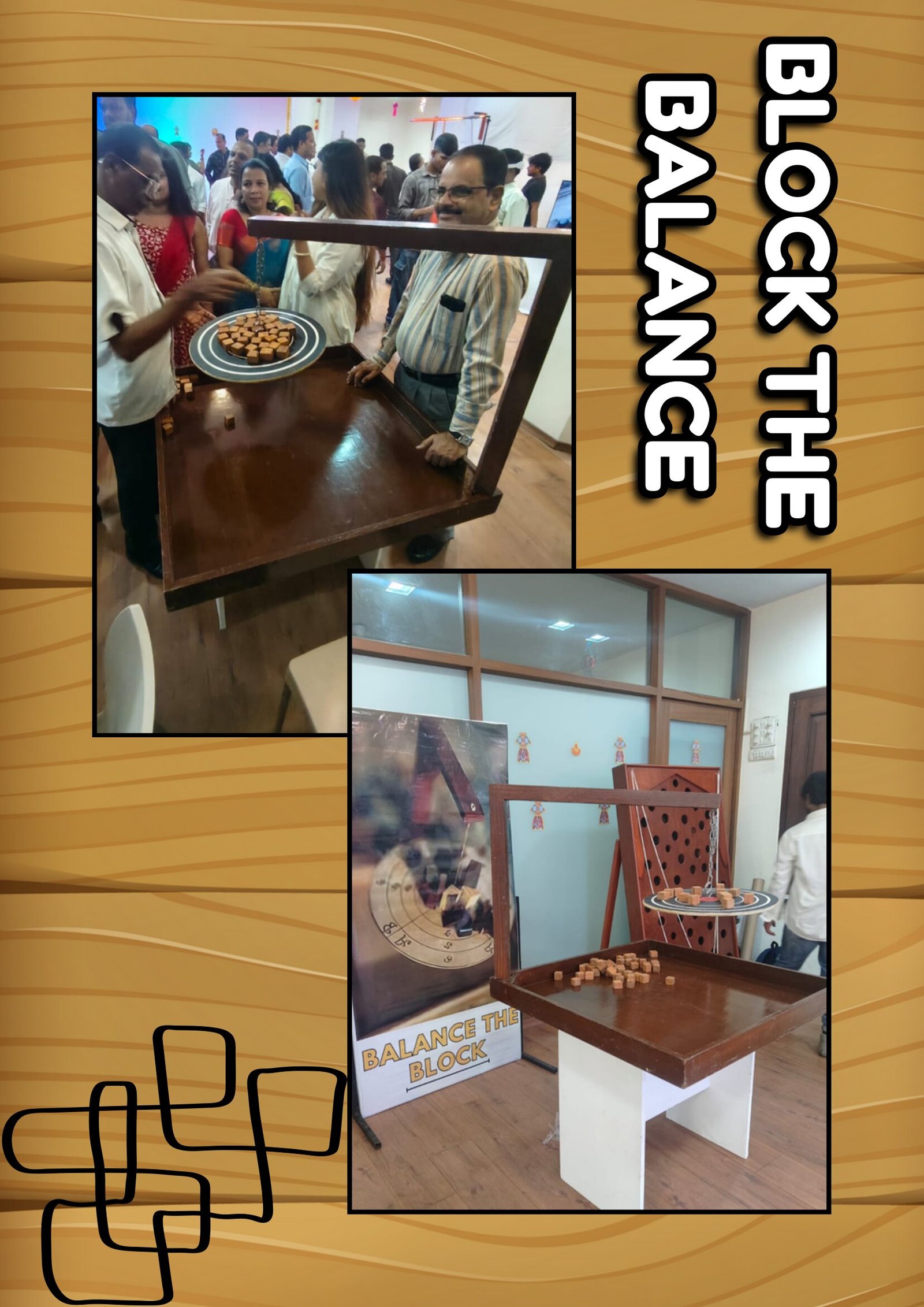 Balance The Block Indoor wooden board game on rent Mumbai Ahmedabad Gujarat